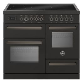 Bertazzoni PRO105I3ECAT2 Professional Series XG 100cm Induction Range Cooker, Triple Oven - Carbonio