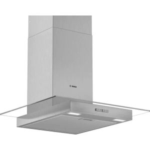 Bosch Serie 2 DWG64BC50B 60cm Glass Design Chimney Extractor Hood Brushed Steel. Northern Ireland Only