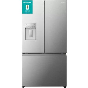 Hisense RF815N4SESE Total No Frost Plumbed American Fridge Freezer - Silver