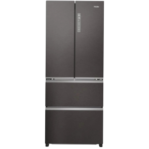 Haier HFR3718ENMD 70cm 60/40 Total No Frost Fridge Freezer - Dark Inox