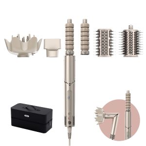 Shark HD446SLUK FlexStyle Air Styler & Hair Dryer -5 Attachments - Stone