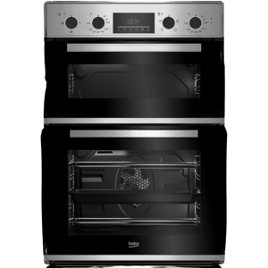 Beko CDFY22309X 59.4cm Built In Double Oven - Stainless Steel