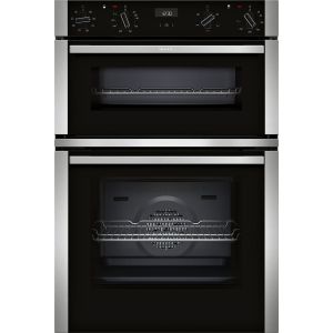 Neff U1ACE2AN3B 59.4cm Built In Electric Double Oven - Stainless Steel
