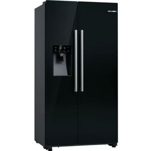 Bosch KAD93ABEP 70/30 Total No Frost, American Fridge-freezer - Black