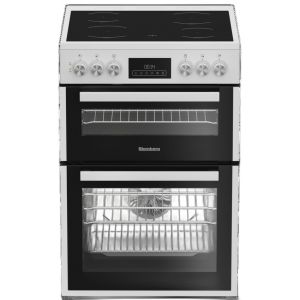 Blomberg HKRN651W 60cm Double Oven Electric Cooker with Vitroceramic Hob - White