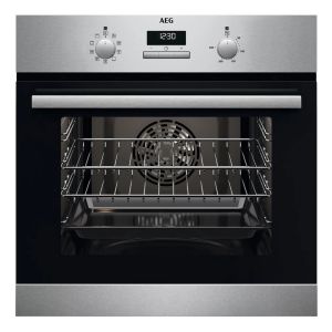 AEG BCX23101EM 59.4cm Built In Electric Single Oven - Stainless