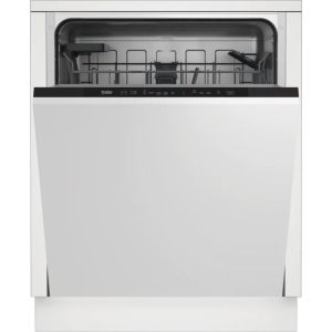 Beko DIN15C20 Integrated Full Size Dishwasher - 14 Place Settings