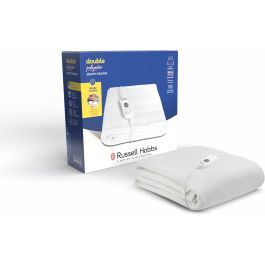Russell Hobbs RHEBD6002 Electric Blanket Heated Double Fitted Underblanket White