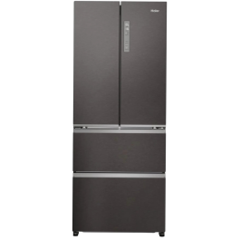 Haier HFR3718ENMD 70cm 60/40 Total No Frost Fridge Freezer - Dark Inox