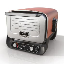 Ninja OO101UK Ninja Woodfire Outdoor Oven- Artisan Pizza Maker and BBQ Smoker - Terracotta/Steel