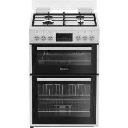 Blomberg GGRN655W 60cm Double Oven Gas Cooker with Gas Hob - White