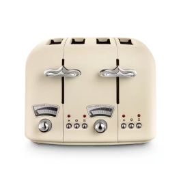 De'Longhi 4 Slice Argento Toaster Beige - DL3019