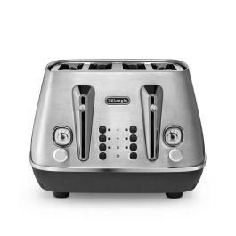 De'Longhi 4 Slice Distinta X Toaster Stainless Steel - DL4312