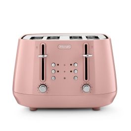 De'Longhi 4 Slice Eclettica Toaster Playful Pink - DL4323
