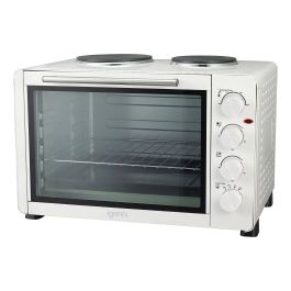 Igenix 45 Litre Electric Mini Oven with Double Hotplate - White - IG7145