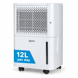 Igenix 12 Litre Per Day Dehumidifier - White - IGDH01012