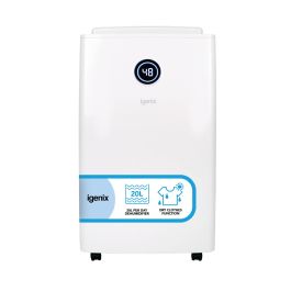 Igenix 20 Litre Per Day Dehumidifier - White - IGDH020W