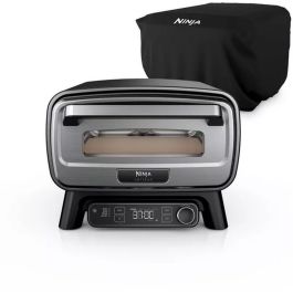 Ninja MO203UK Artisan Outdoor Pizza & Air Fry Oven with Cover - Grey