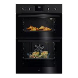 AEG OU5NP20B 59.4cm Double Built In Oven - Black