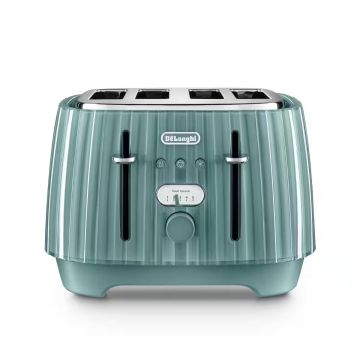 De'Longhi 4 Slice Ballerina Toaster Laguna Green - DL3306