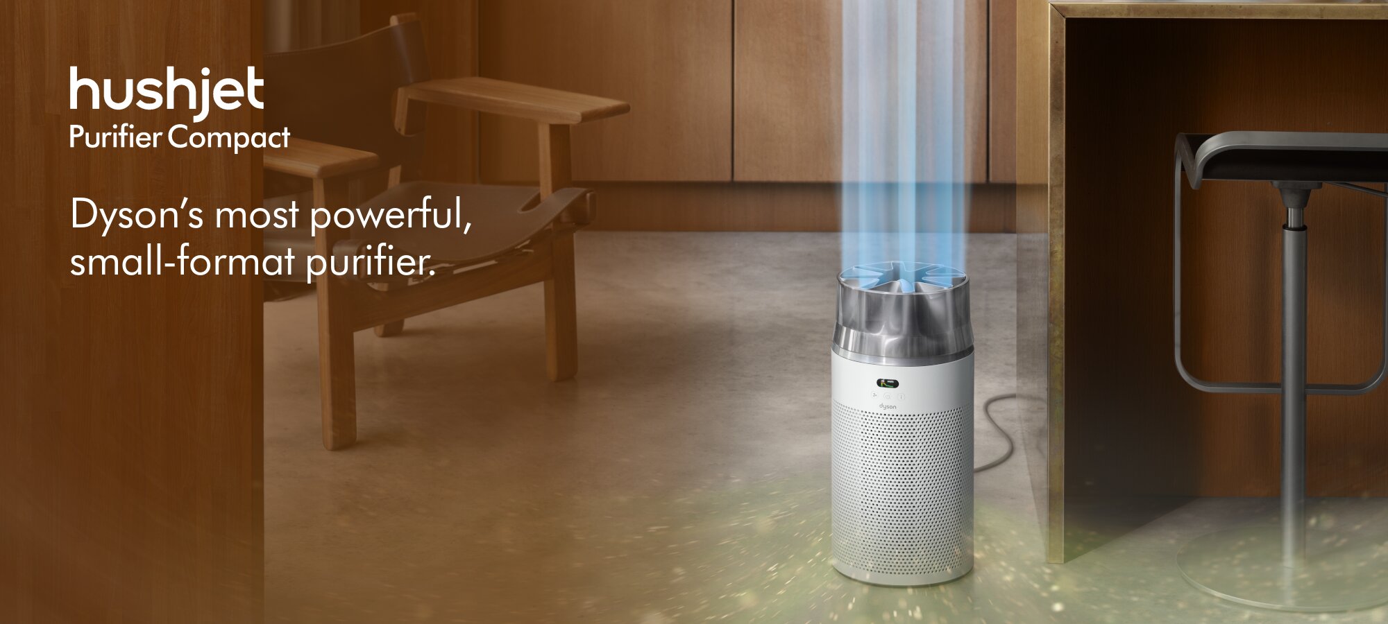 Dyson HushJet Purifier Compact - most powerful small-format purifier