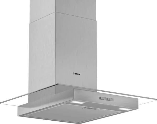 Bosch Serie 2 DWG64BC50B 60cm Glass Design Chimney Extractor Hood Brushed Steel. Northern Ireland Only