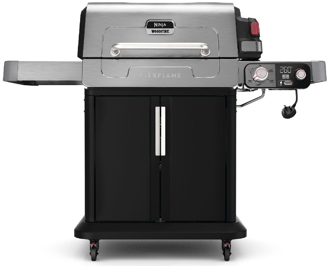 Ninja PG301UK FlexFlame Gas BBQ & Outdoor Cooking System - Black