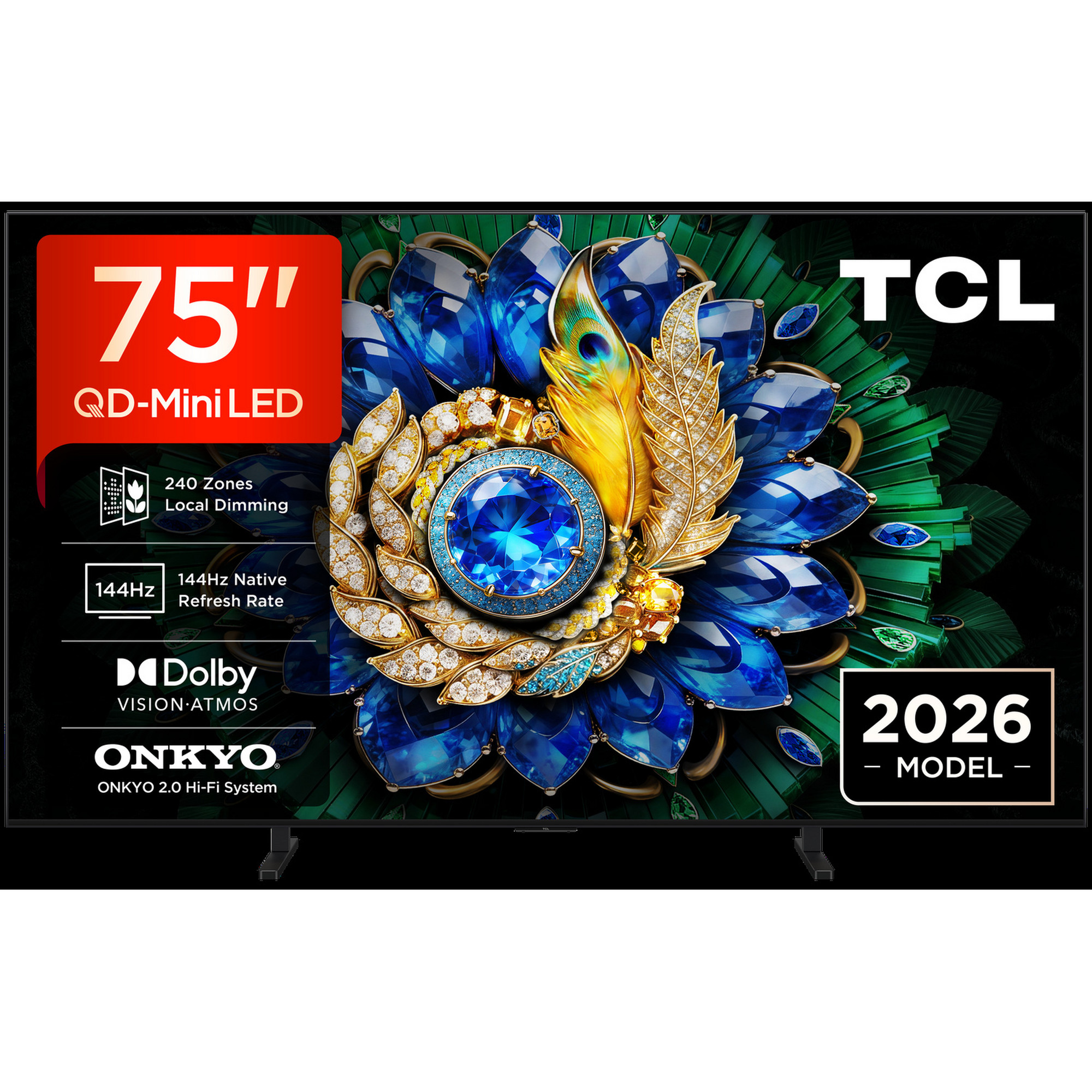 TCL 75A400M-UK 75" 4K QD-Mini LED Google TV