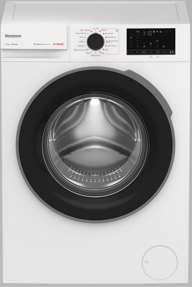 Blomberg LWA210461W 10kg 1400 spin RecycledTub Washing Machine - White