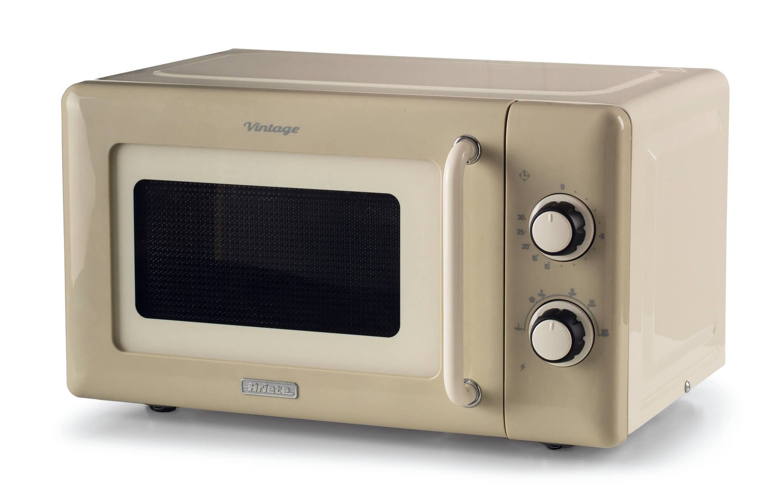 Ariete Vintage 20L 800W Mechanical Microwave Cream - AR3960
