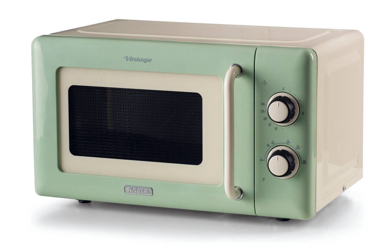 Ariete Vintage 20L 800W Mechanical Microwave Green - AR3961