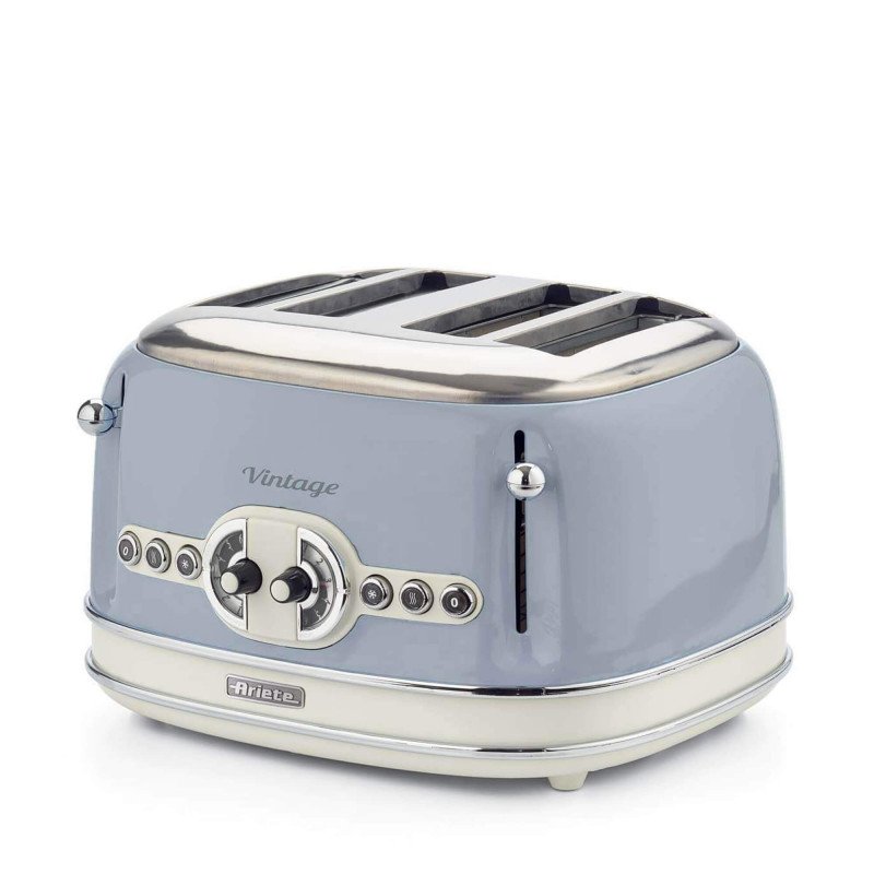 Ariete 4 Slice Vintage Toaster Blue - AR5605