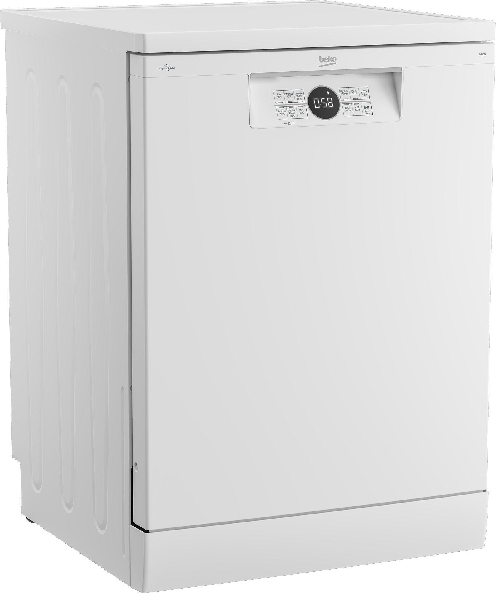Beko BDFN26432W Full Size Dishwasher - White - 14 Place Settings