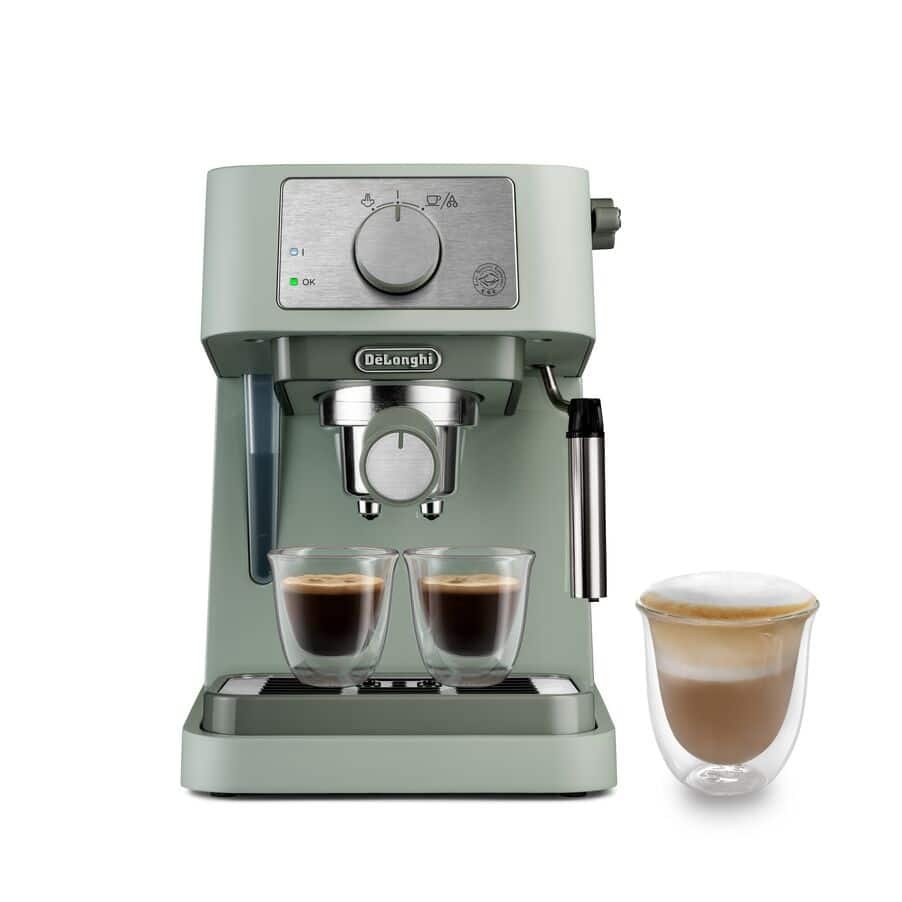 DeLonghi Stilosa Manual Espresso Machine Green EC260.GR