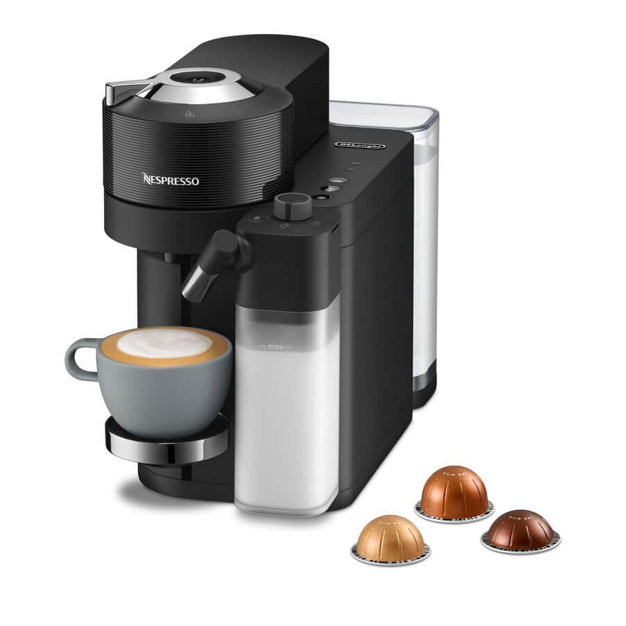 DeLonghi Nespresso Vertuo Latissima Coffee Machine Black