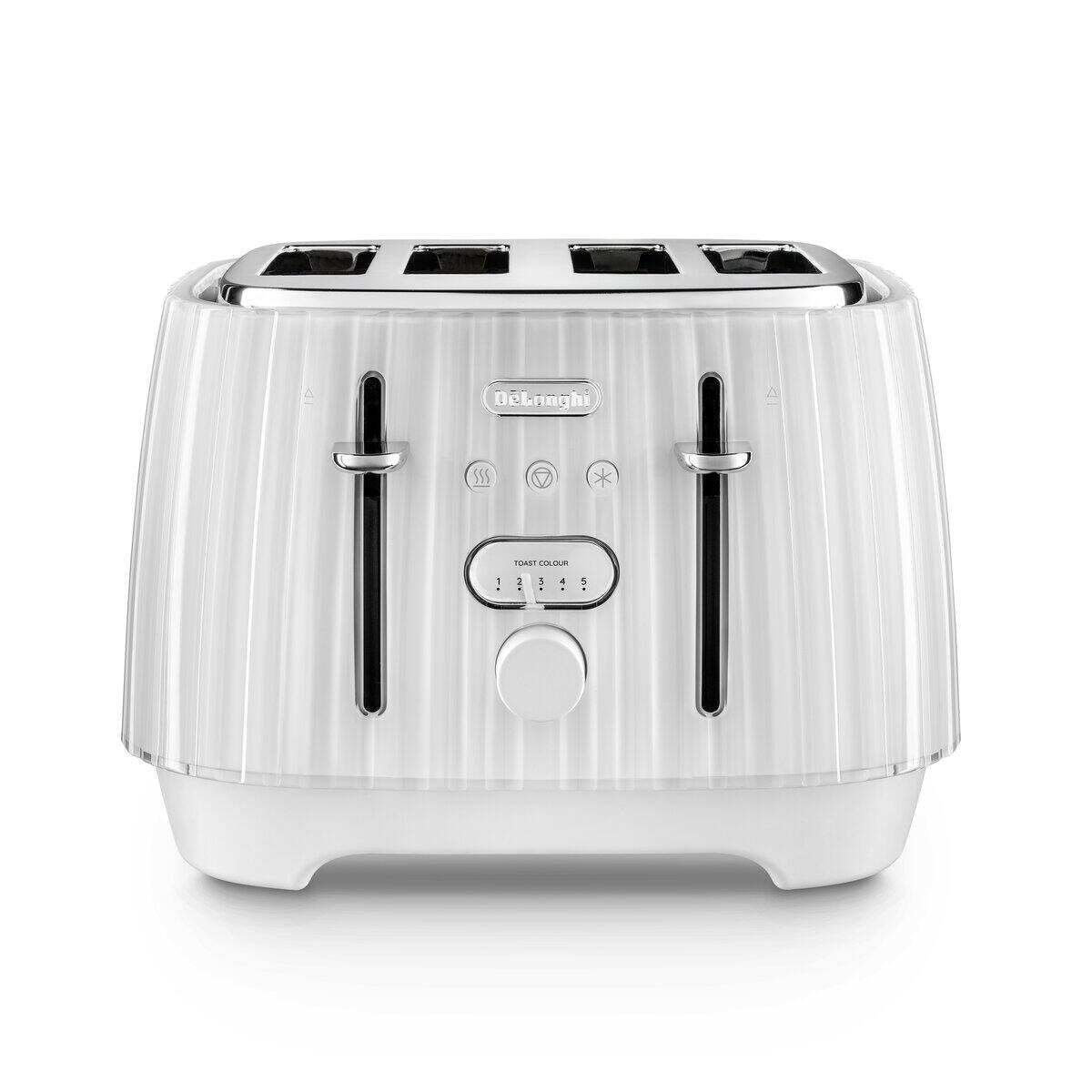 De'Longhi 4 Slice Ballerina Toaster White - DL3004