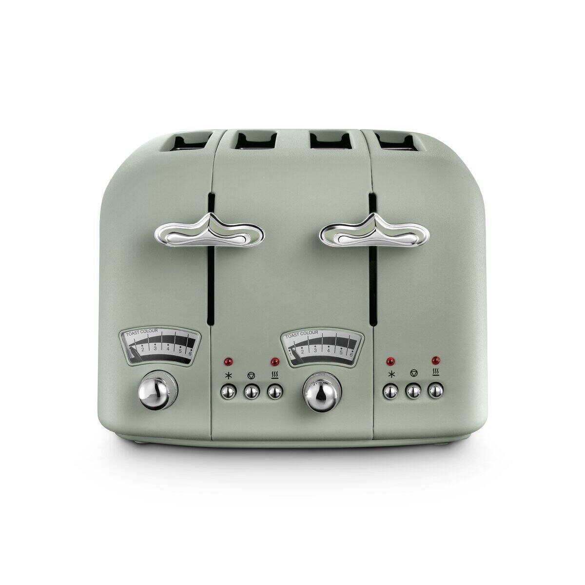 De'Longhi 4 Slice Argento Toaster Green - DL3022