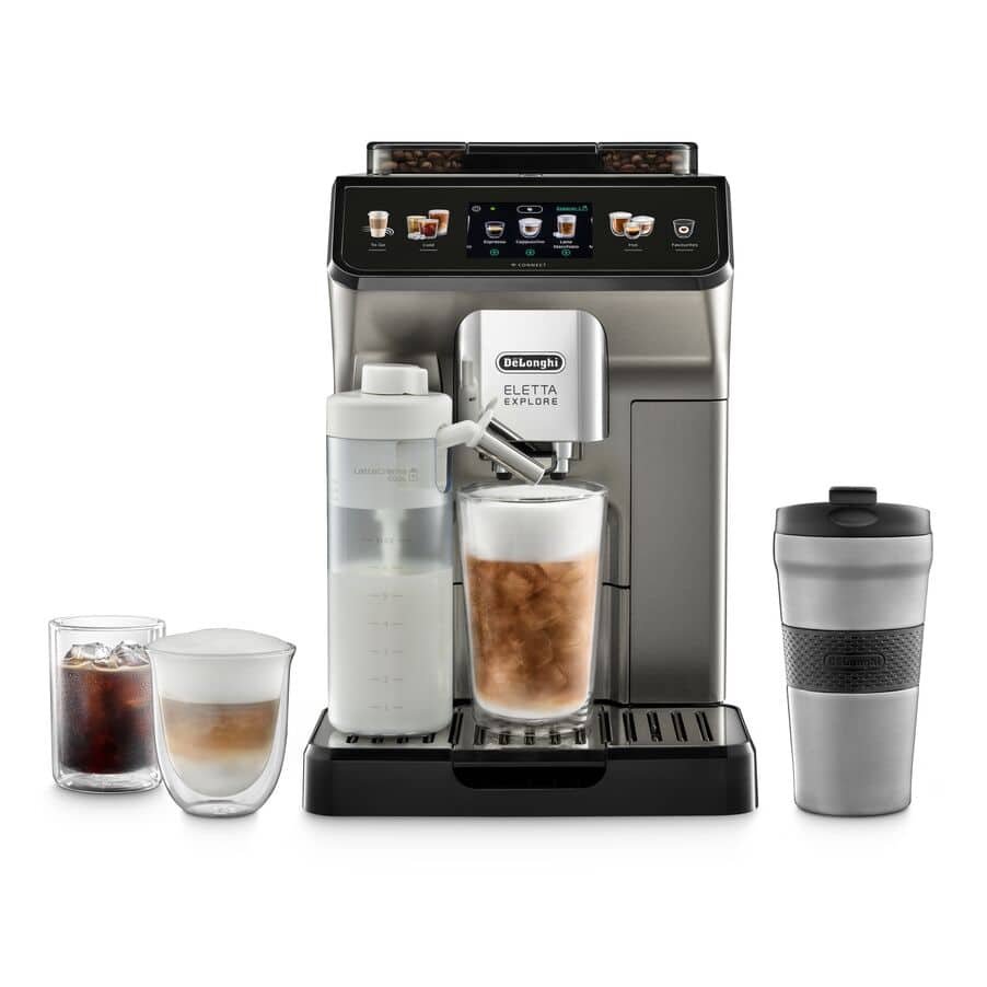 DeLonghi Eletta Explore Fully Automatic Bean to Cup Machine ECAM450.86.T