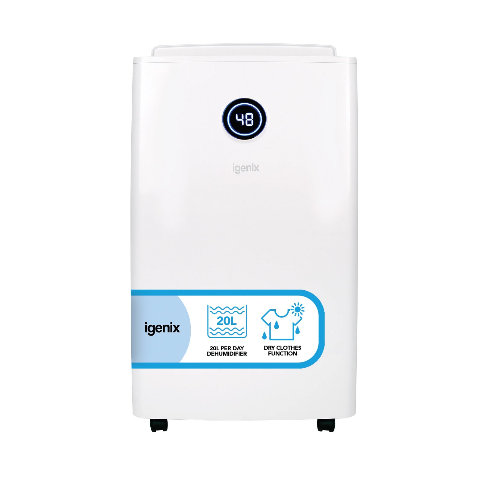 Igenix 20 Litre Per Day Dehumidifier - White - IGDH020W