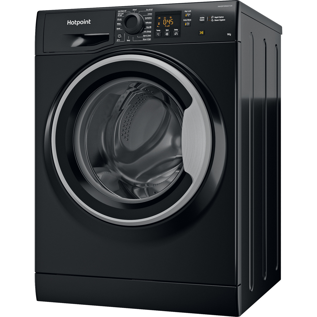 Hotpoint NSWF946BSUK 9kg 1400 Spin  Washing Machine - Black