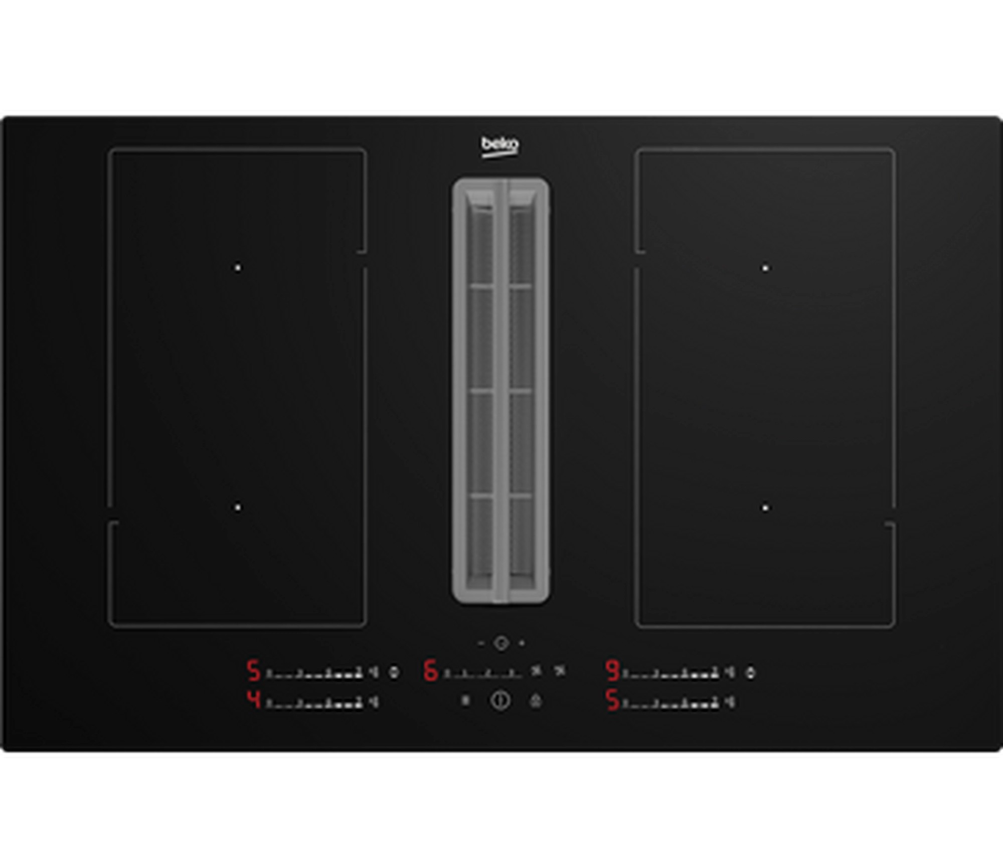 Beko HIXI84700UP 82cm Hob Extractor - Black