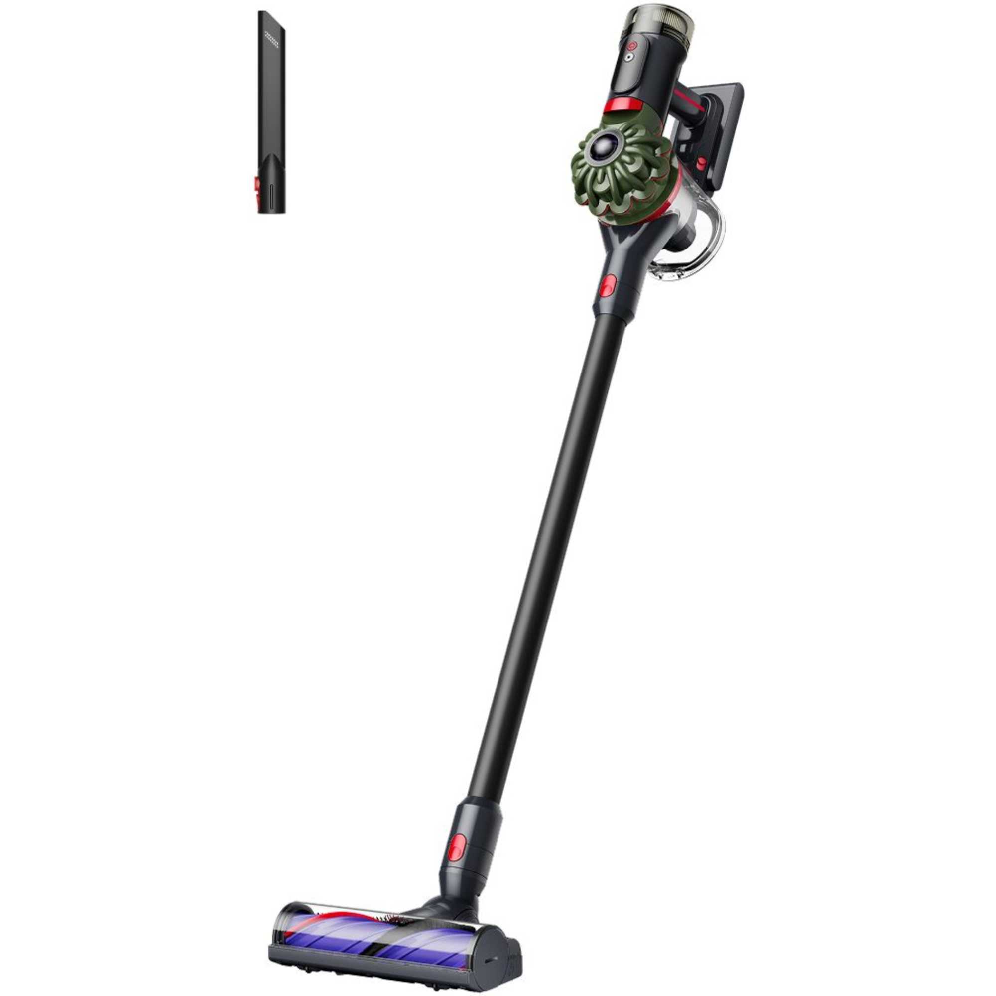 Dyson V8 Cyclone 589596-01 Cordless Vacuum - 60 Minutes Run Time - Black/Green