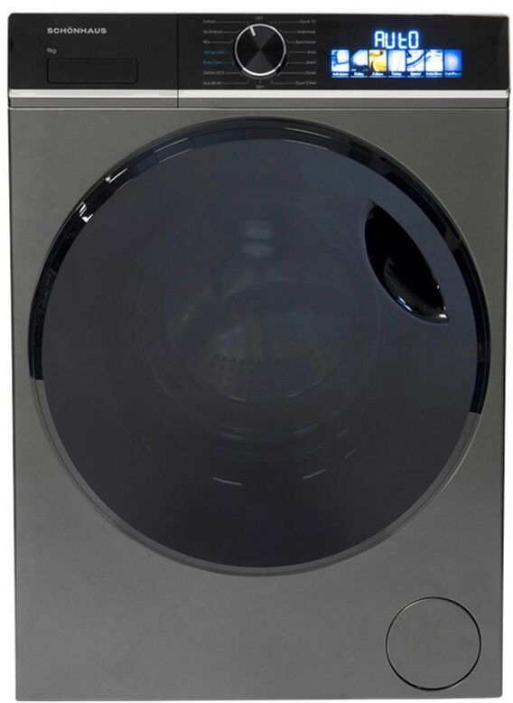 Schonhaus WMSF01914AG 9kg 1400 Spin Washing Machine - Graphite