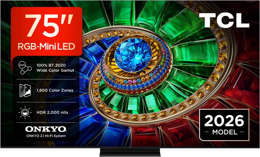 TCL 75RM7L-UK 75" 4K RGB-Mini LED HDR Google TV