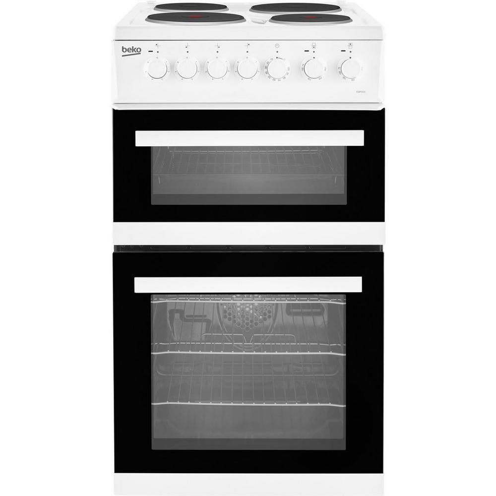 Beko EDP503W 50cm Electric Double Oven with grill Cooker - White