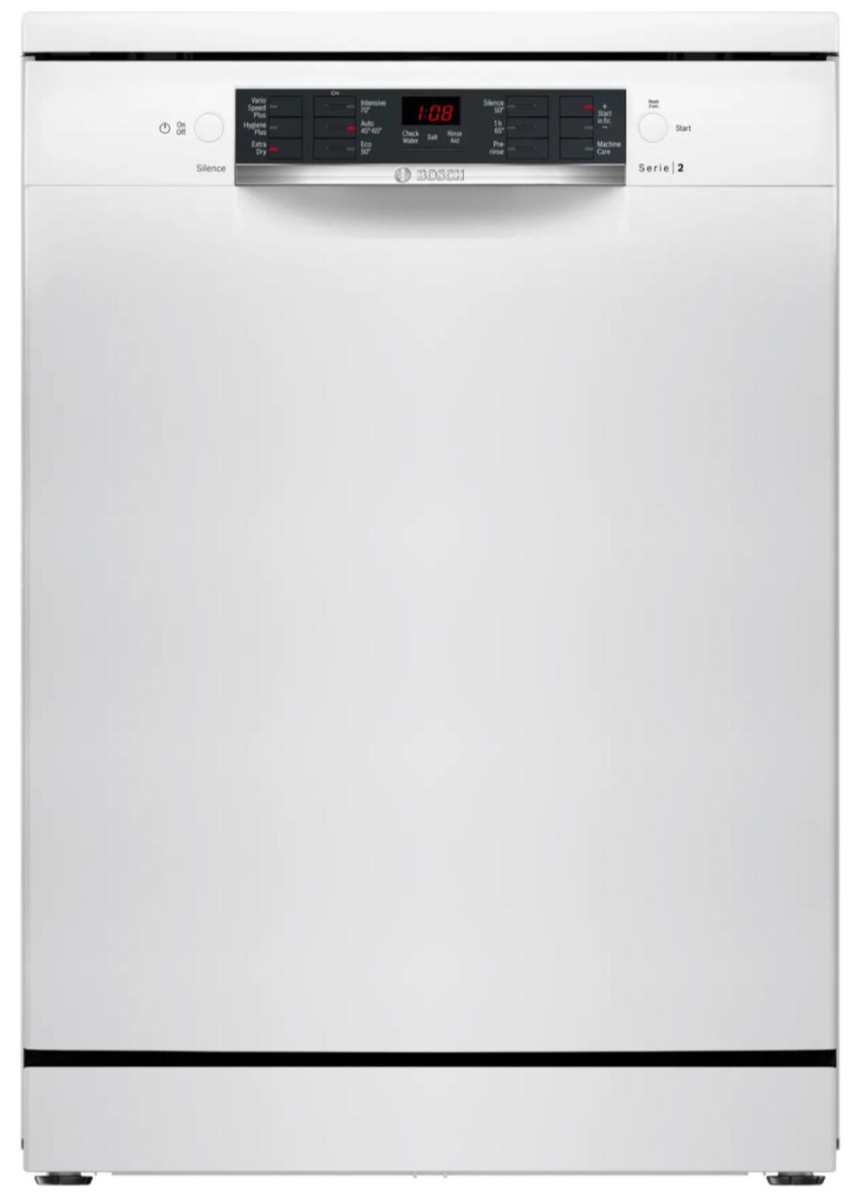 Bosch SMS26AW08G 60cm Dishwasher - White 12 Place Settings